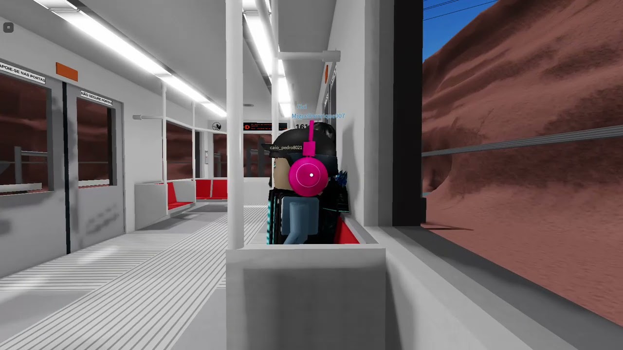 TREM DA ESTAÇÃO 1 A ESTAÇÃO 2 NO DIA DE JOGO DO VASCO (ROBLOX)