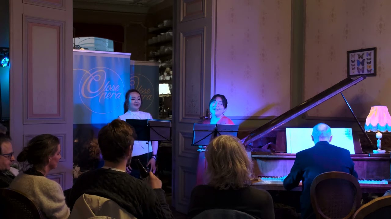 Brahms Op.66 No.4 Jägerlied/ Sop. Chia-Fen Wu. Mezzo. I-Chiao Shih. Piano Hein Boterberg