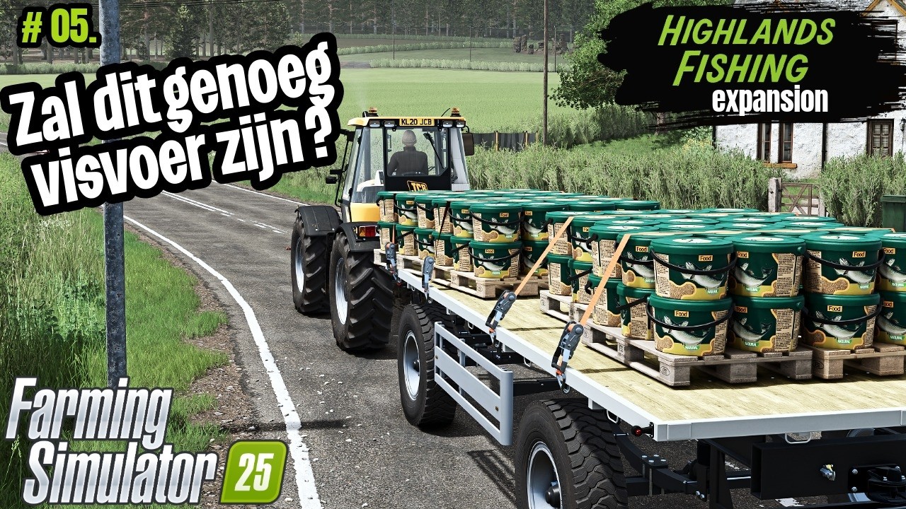 ZAL DIT GENOEG VISVOER ZIJN?  | Kinlaig | 5 | Highlands Fishing Expansion | FS25  NL/ENG  #fs25