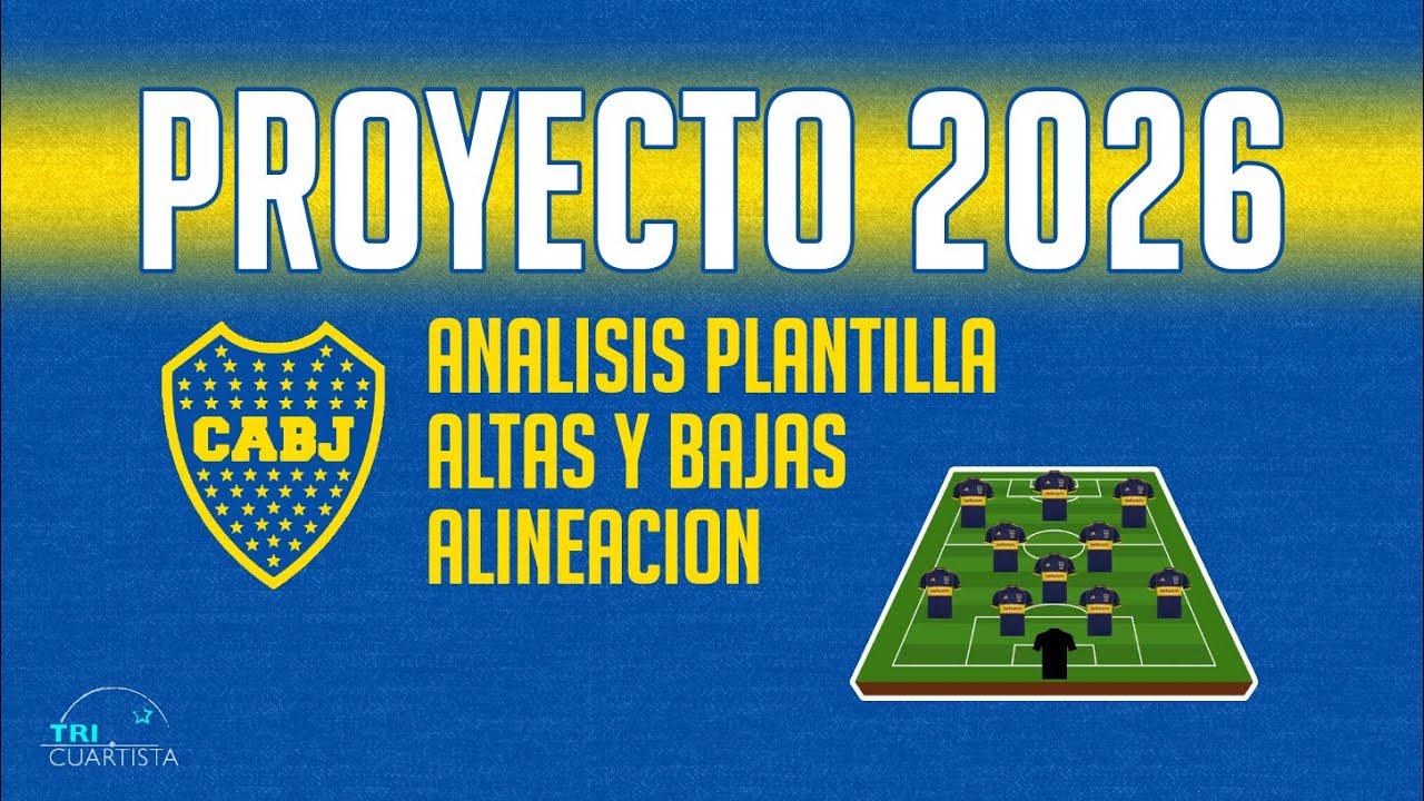 Fichajes BOCA JRS 2026 || Análisis y once de un plantel con POTENCIAL