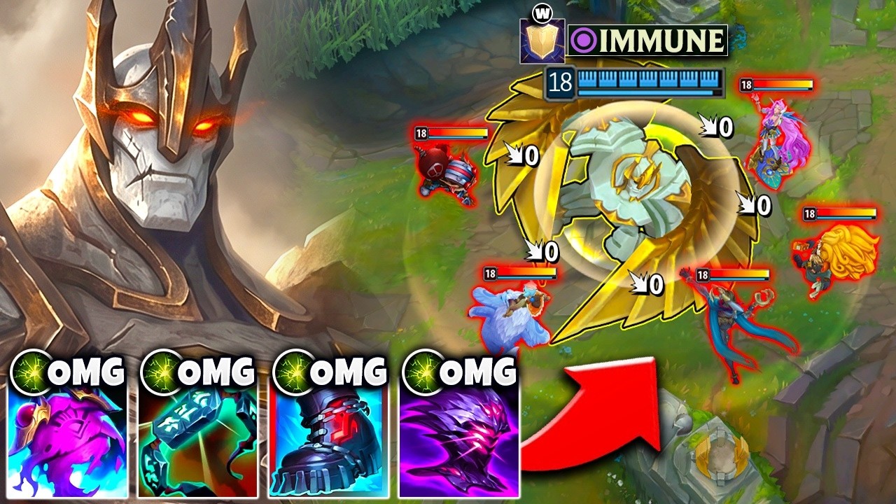 THE ENEMY TEAM PICKED 5 MAGES... I MADE THEM REGRET IT (700 MAGIC RESIST GALIO)