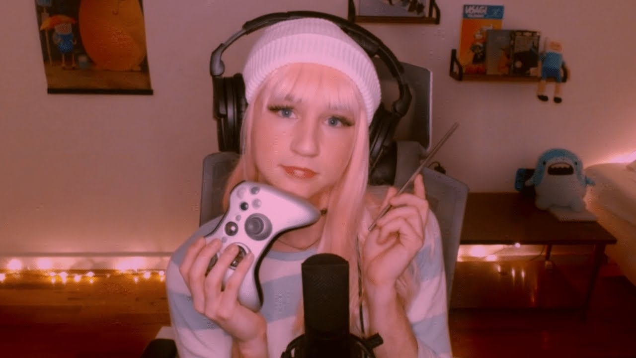 ASMR But I'm Dressed Like a Girl | Tapping, Whispering, Mouth Sounds (Dark and Relaxing)