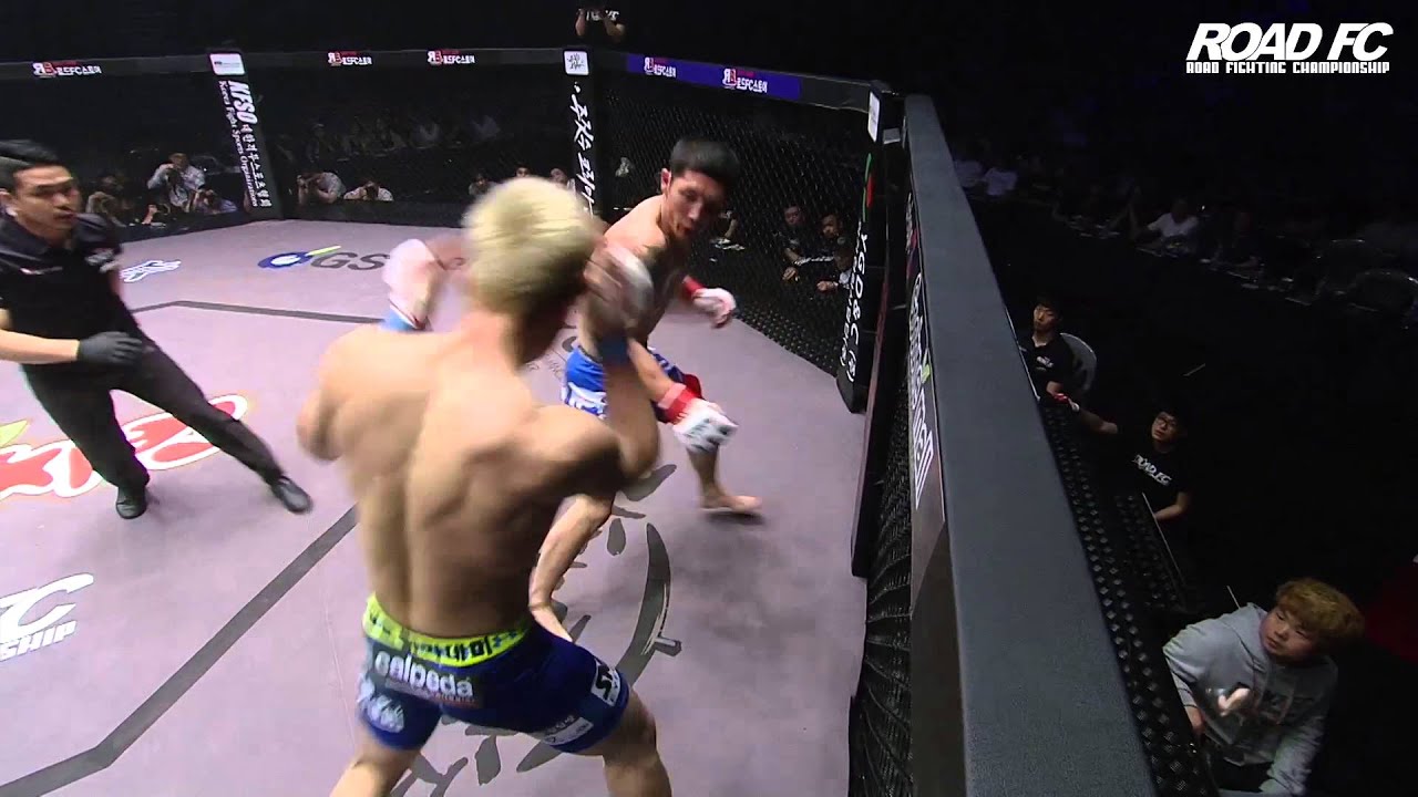 ROAD FC 023 Kim Seung-Yeon defeats Oka(Nandin Erdene) by TKO