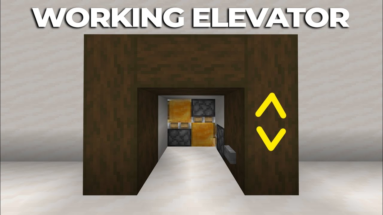 How to Make Elevator In Minecraft Bedrock 1.21