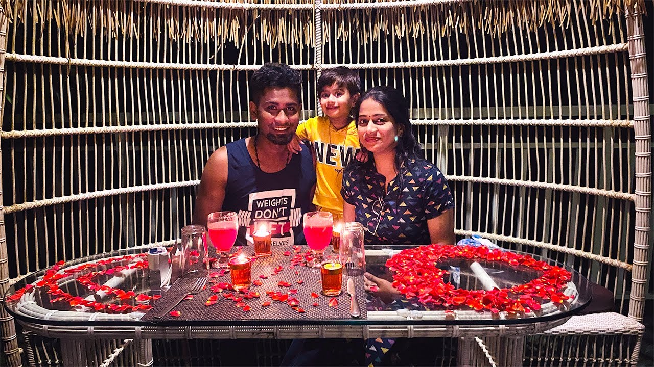 OUR 1ST CANDLE LIGHT DINNER