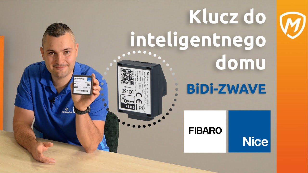 Moduł BiDi-ZWAVE Integracja automatyki Nice z Fibaro.