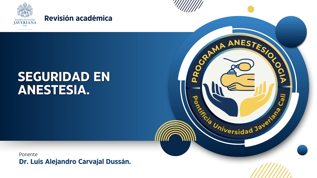 SEGURIDAD EN ANESTESIA