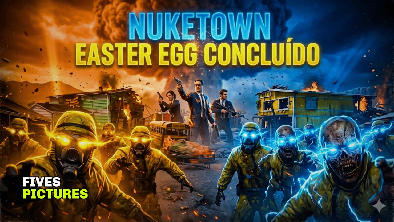 COD BO2 - Concluímos o easter egg da nuketown zombies #LEONBR - Fives Pictures