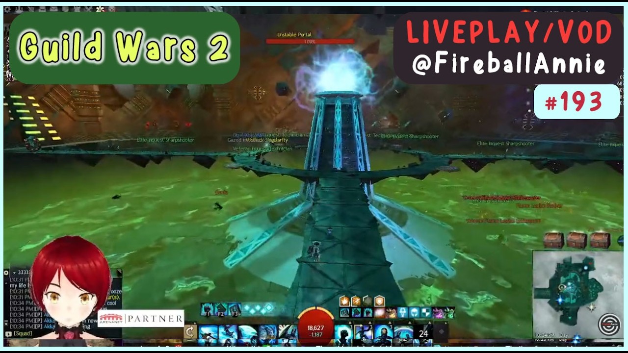 193✅ Guild Wars 2 medium to endgame❣️ Dual Stream YT/ Twitch 193 @fireballannie