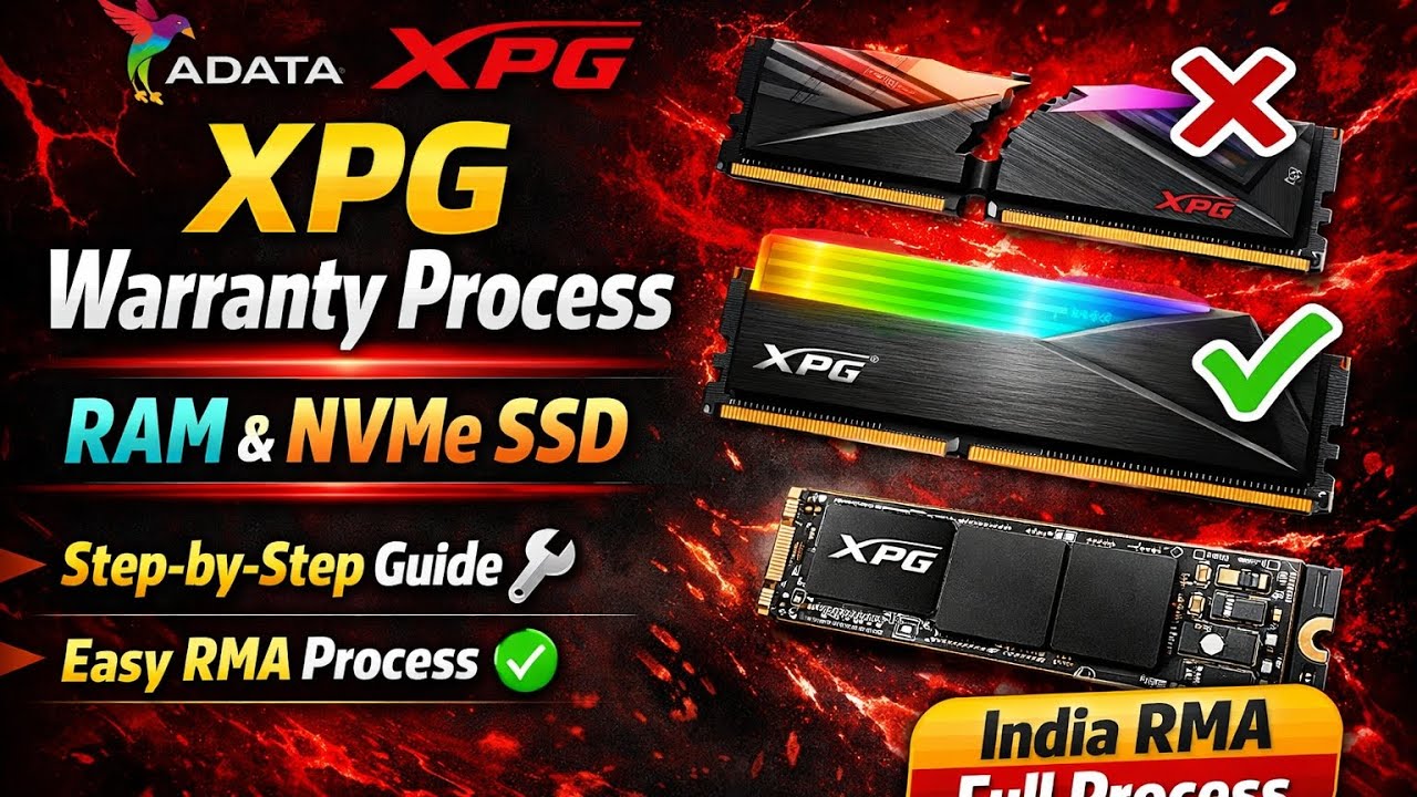 XPG Warranty Claim Process | New Panel Launch for Warranty Claim #xpg #adata #ram #ssd #gaming 