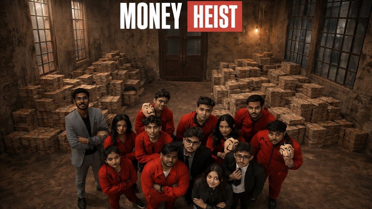 Money Heist act by medical students of VDGMC Latur | Adrenova 2025 vdgmc latur cultural fest