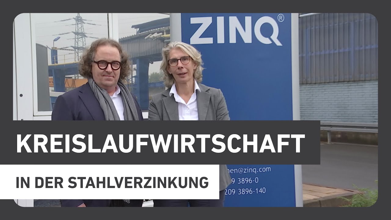 Dr.-Ing. Birgitt Bendiek & Lars Baumgürtel: Kreislaufwirtschaft in der Stahlverzinkung