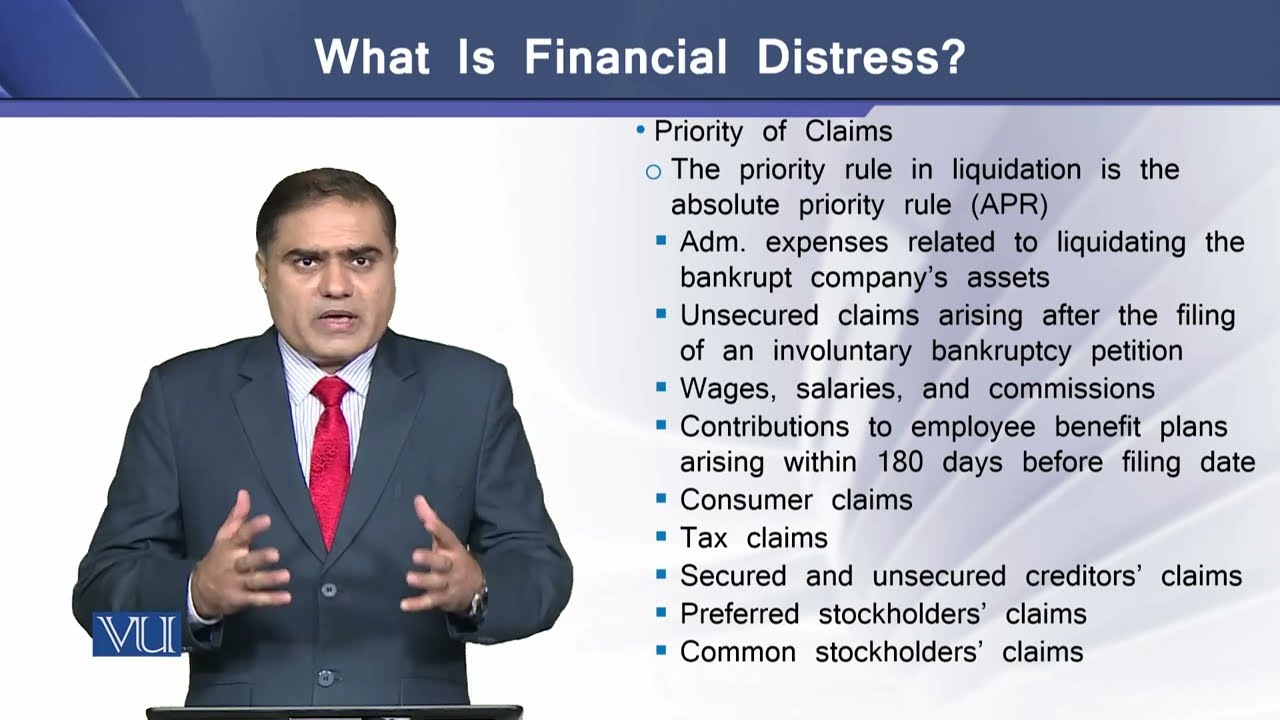 What is Financial Distress? | Strategic Finance | FIN703_Topic206