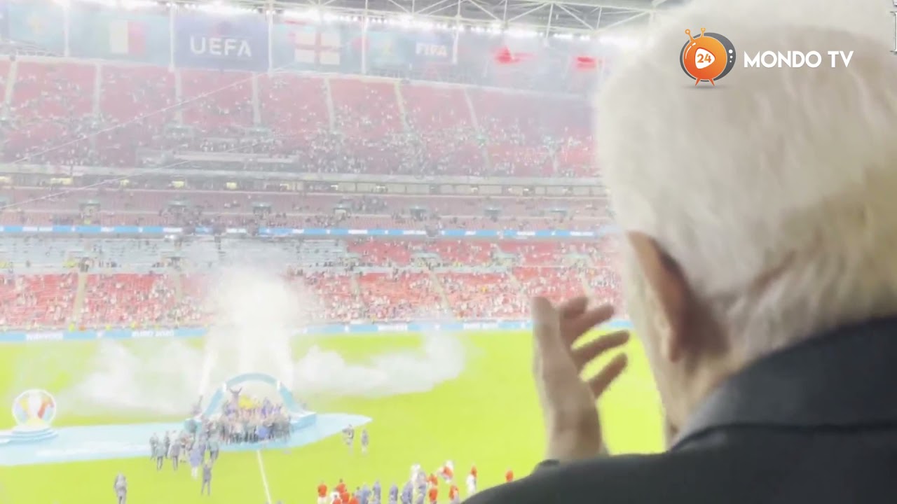 Il presidente Mattarella festeggia la vittoria della nazionale Italiana a Wembley - MondoTV24.IT