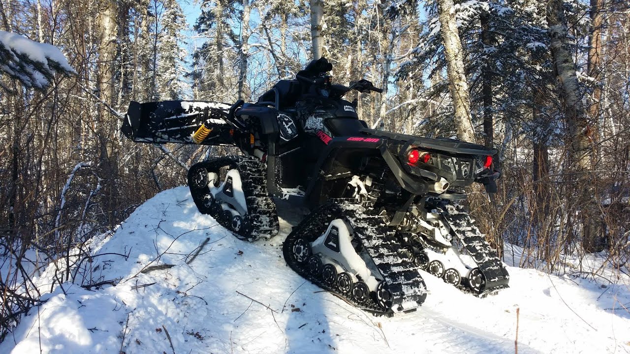 Can am Alpine Flex Plow W/Apache 360 Tracks