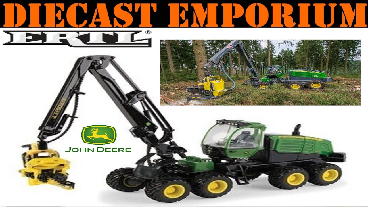 1:50 Scale ERTL John Deere 1270G 8W Wheeled Harvester - Unboxing & Review