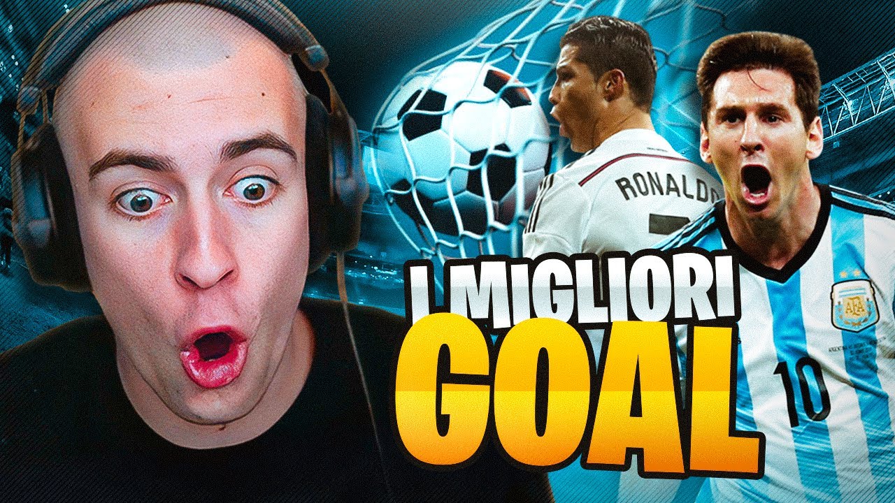 REAGISCO ai MIGLIORI GOAL nel CALCIO di SEMPRE!!