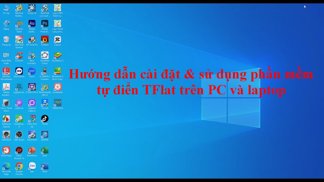 Hướng dẫn c&agrave;i đặt & sử dụng phần mềm TFlat tr&ecirc;n PC v&agrave; laptop.
