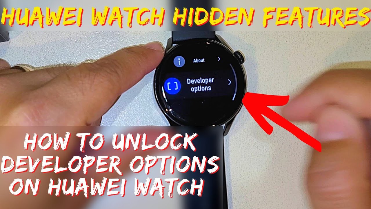 How to UNLOCK Developer Options on Huawei Watch - HIDDEN FEATURES on Huawei Watch3!!!
