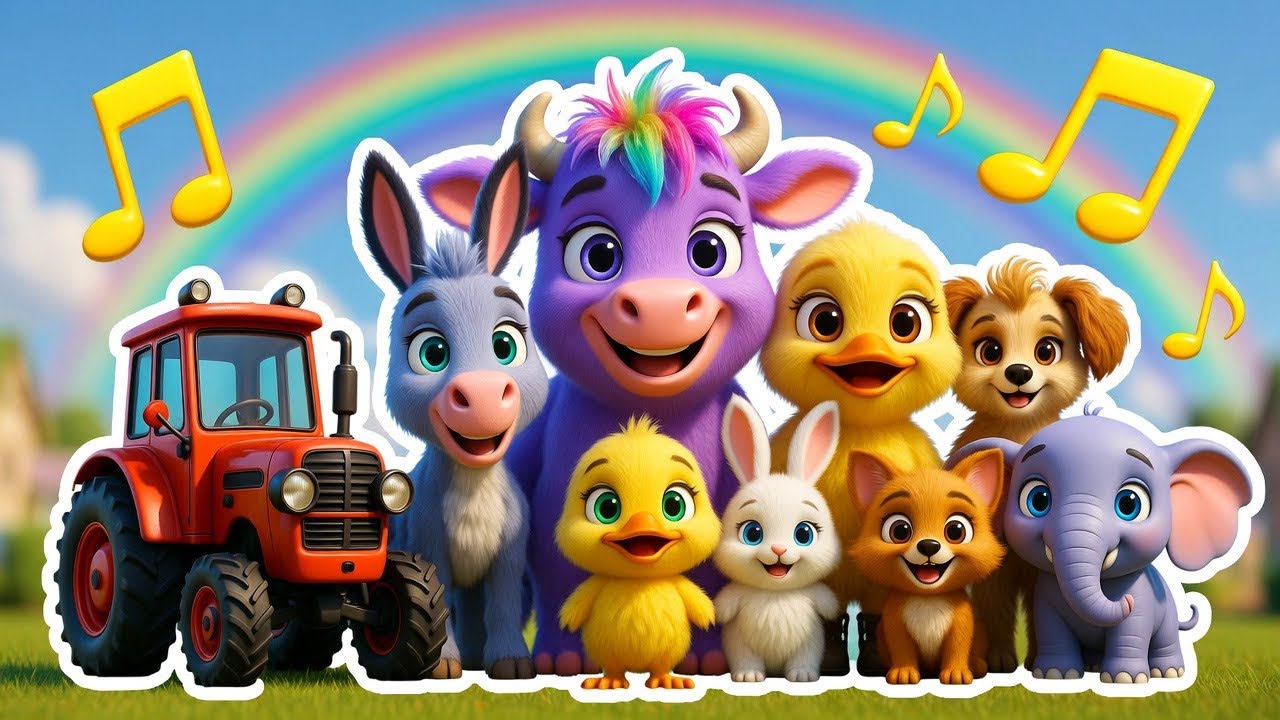 Mix Cântece pentru Copii 👶 Cele Mai Îndrăgite Animale | 30 Minute 4K