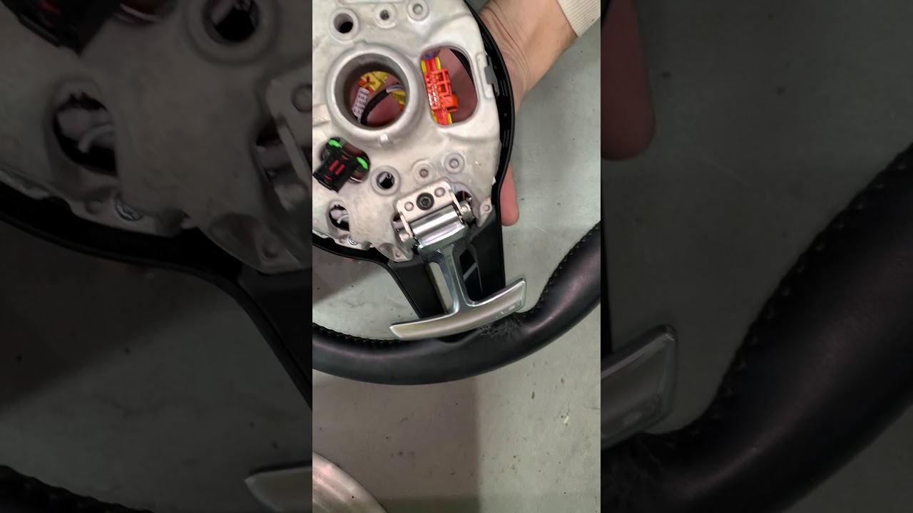 Porsche Lenkrad 991  Steeringwheel Lenkrad Umbau Zerlegen