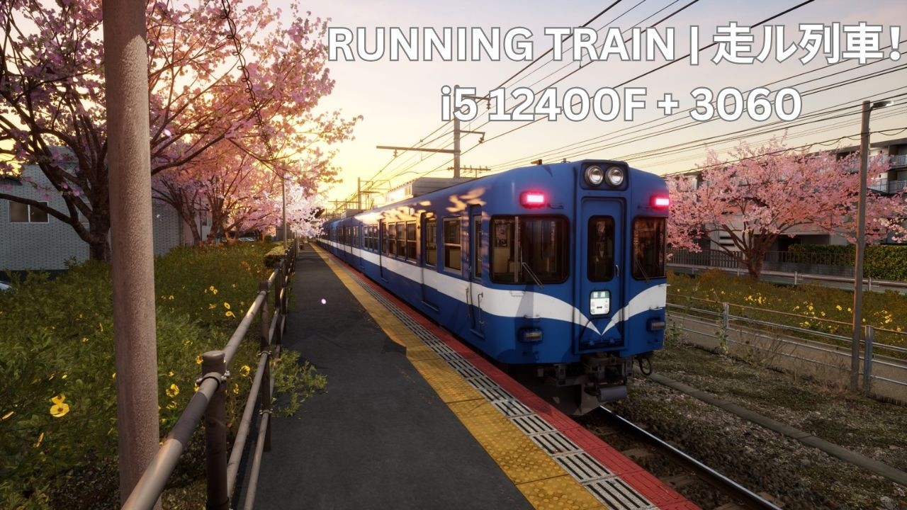 Running Train Early Access Gameplay i5 12400F + 3060 12GB Ultra Settings DLSS Q