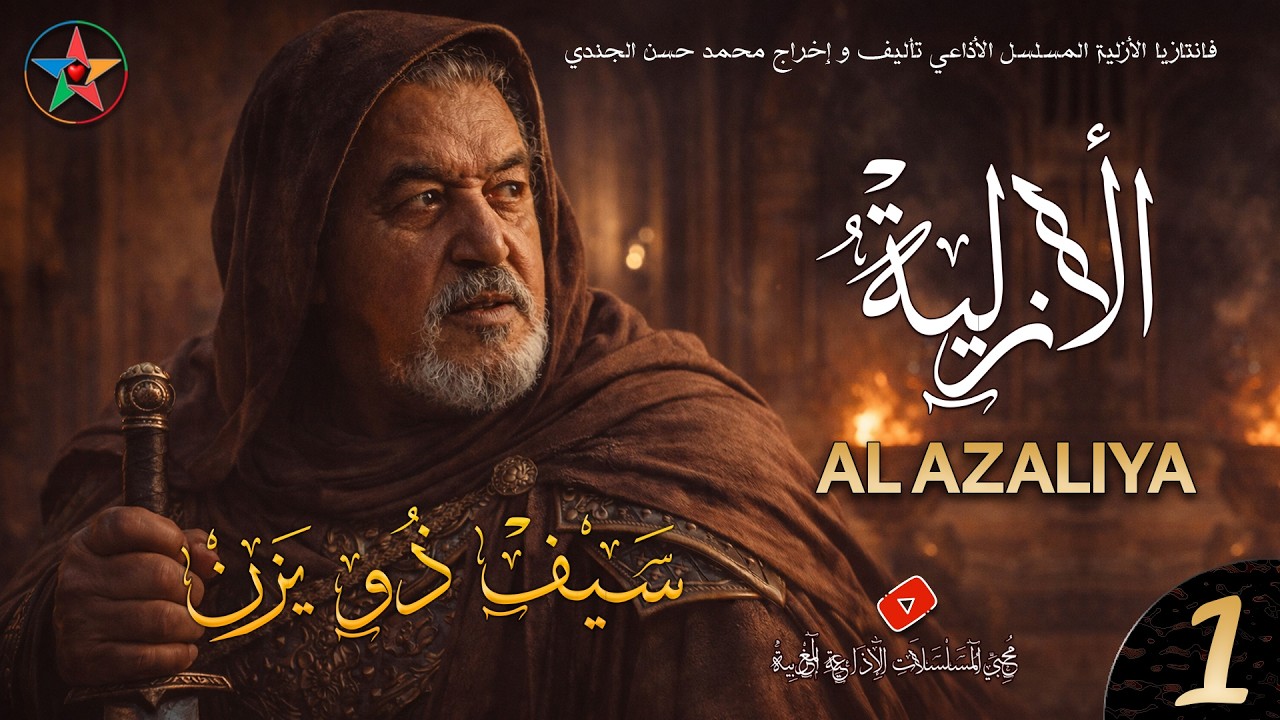 الأزلية الحلقة 1 : خطة الكاهن سقرديس بتسميم سيف دو يزن على يد الجارية قمرية |ALAZALIYA|