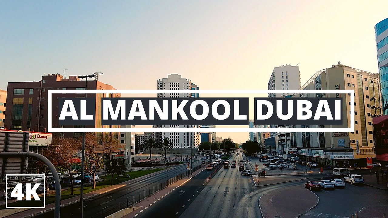 DUBAI 4K - LATE AFTERNOON IN AL MANKHOOL BUR DUBAI l WALKING TOUR l UAE