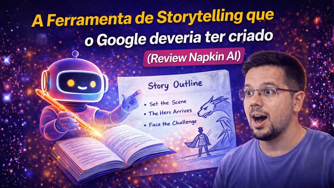 A Ferramenta de Storytelling que o Google deveria ter criado (Review Napkin AI)