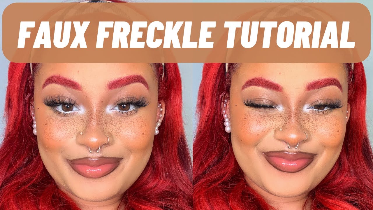 HOW TO DO: FAUX FRECKLES WITH EYESHADOW