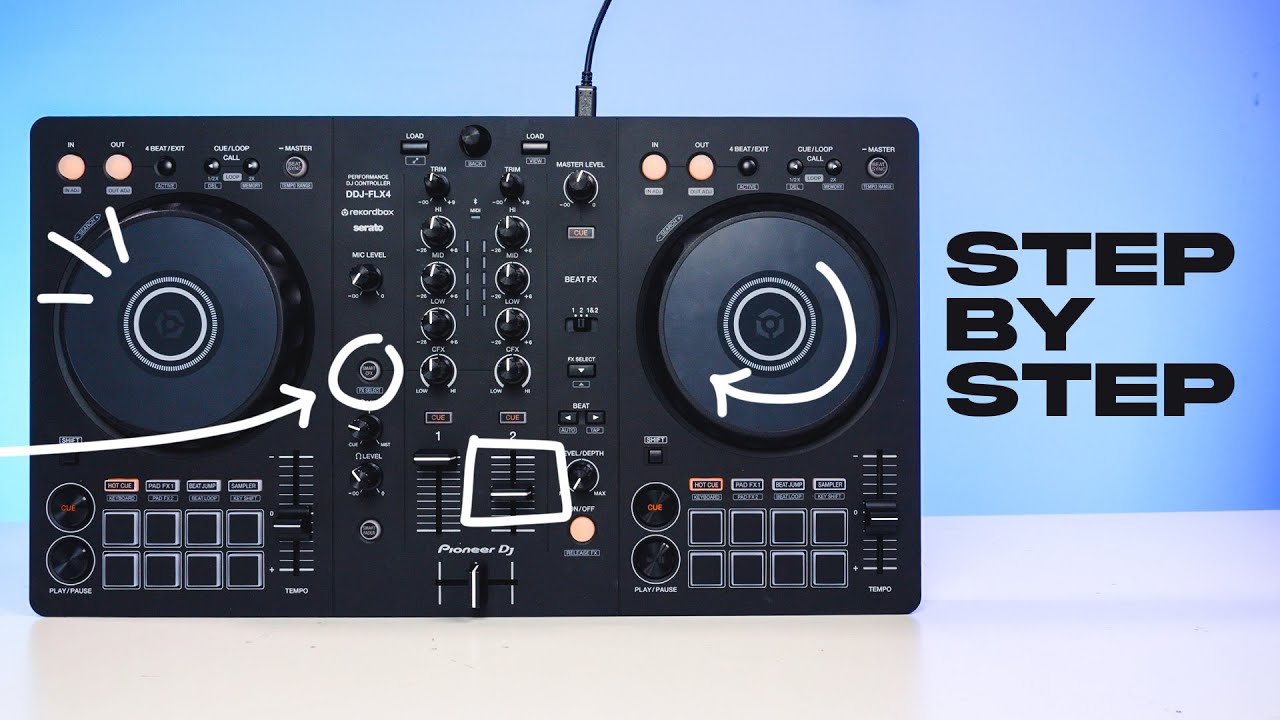 Getting Started With The DDJ FLX4 - Beginner DJ Tutorial