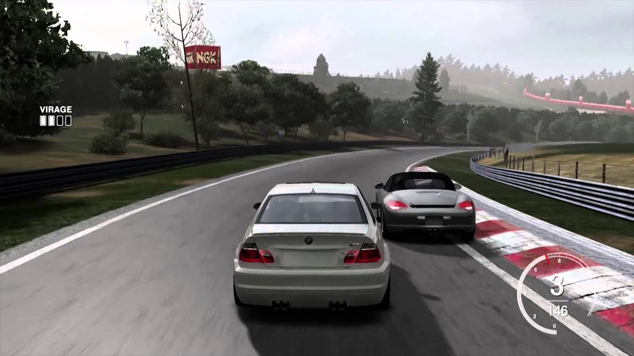 Forza Motorsport 4 BMW M3 e46 vs Porsche Boxster S Nurburgring Stage A