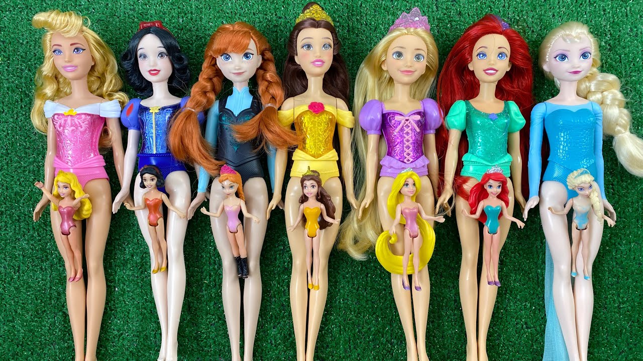 Satisfying with Unboxing & Review Disney Princess Frozen ELSA & Jasmine Toys! ASMR Relaxing