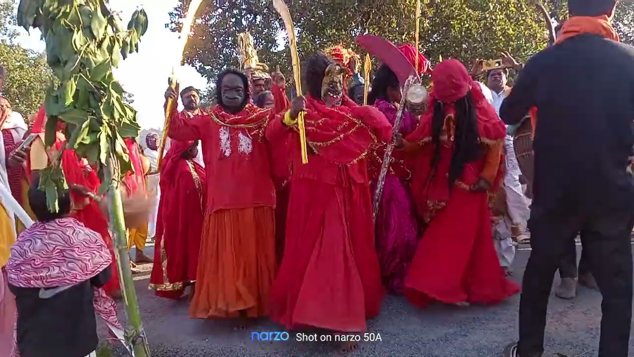 शिव विवाह बरात में देवी देवता और भूतों की टोलियां सरना धाम 👹💀👻👹