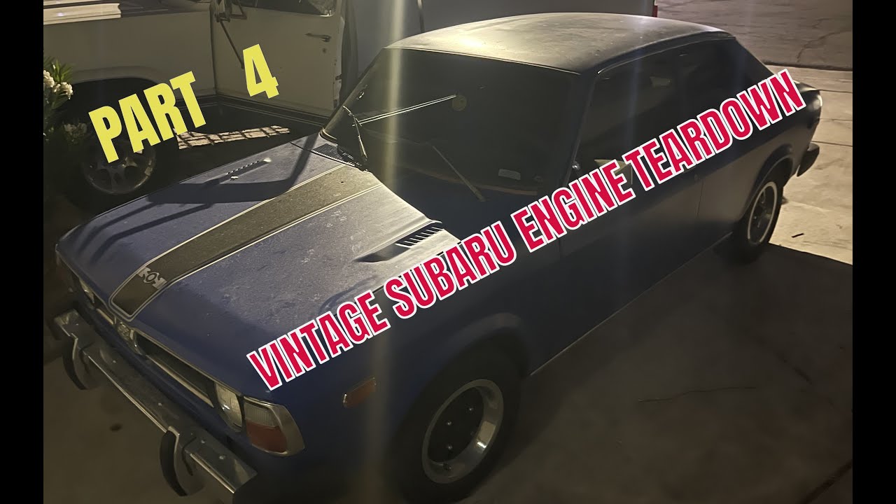 Part 4: Vintage Subaru Engine Teardown: ENGINE PARTS!... ASSEMBLE!