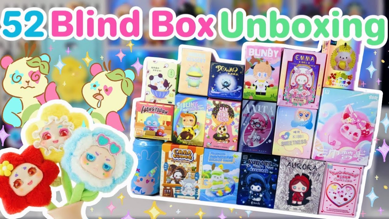 52 BLIND BOX UNBOXING!! *♡* NEW INVENTORY!!