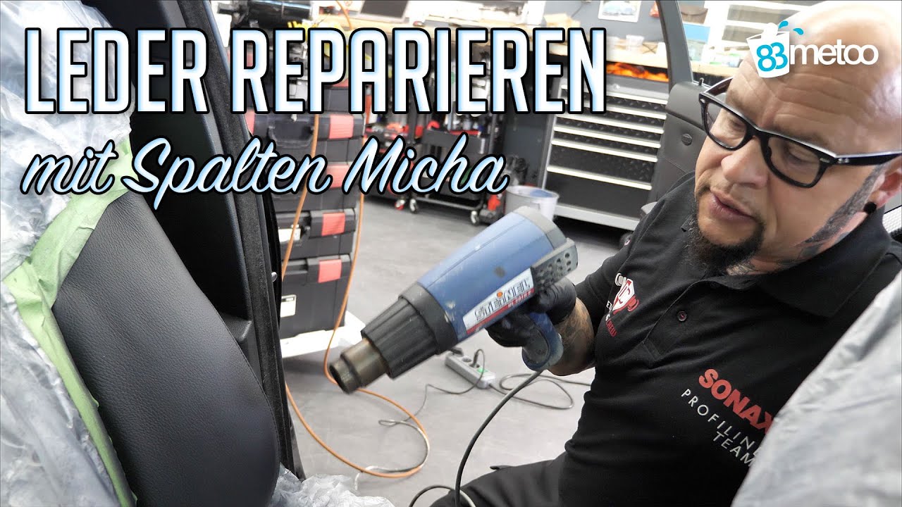 Autoleder Reparatur und färben mit Micha Marx | Lederzentrum
