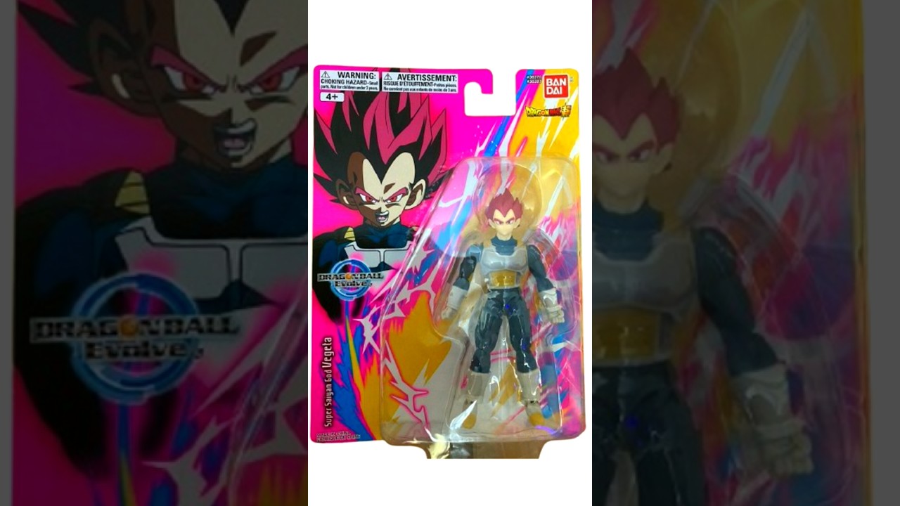 Nueva figura de Vegeta Super Saiyan God &hearts;️ Evolve Bandai 5 pulgadas