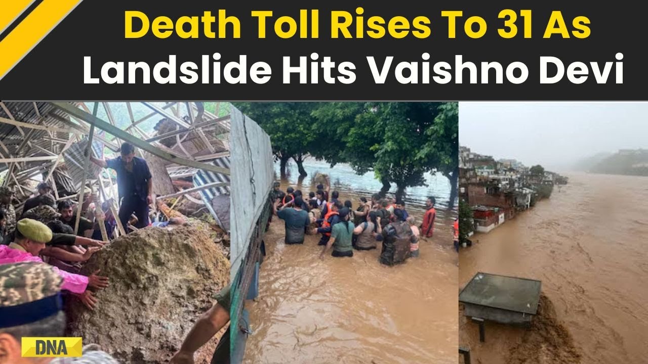 Jammu Kashmir News: 31 Dead, Many Injured After Landslide Hits Vaishno Devi Yatra Route In J&K