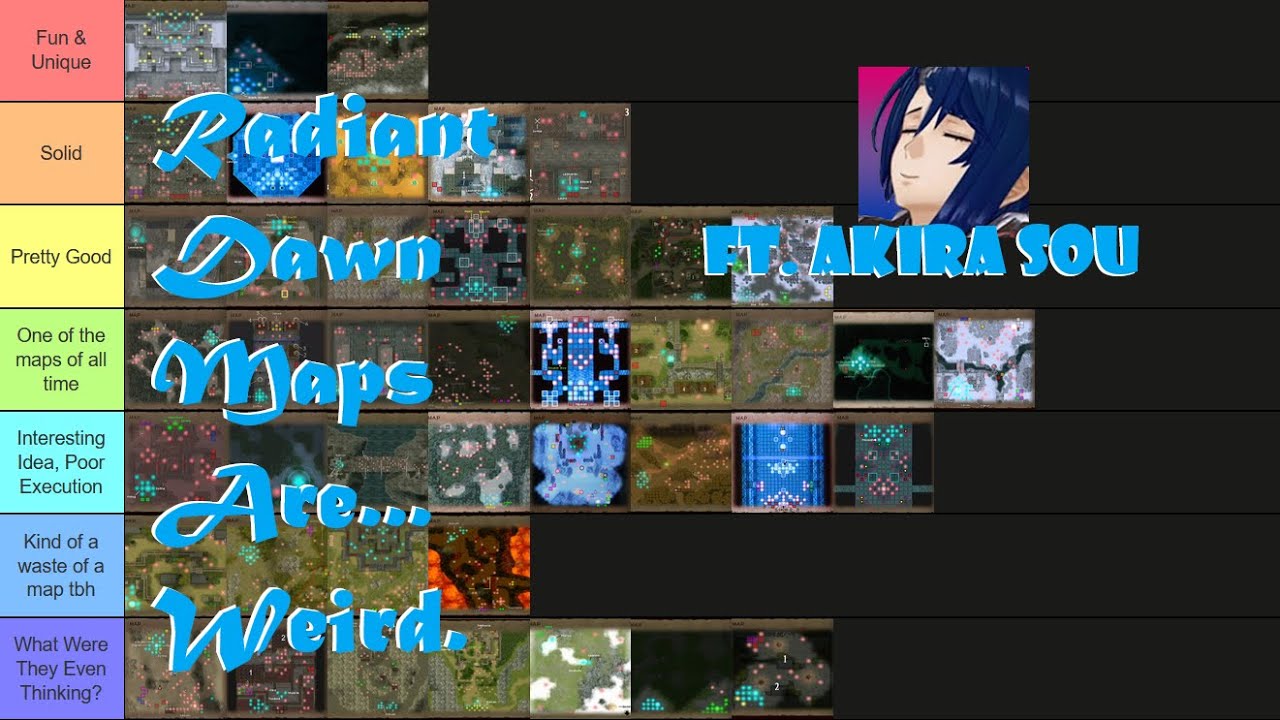Bad Units = Good Maps? - Radiant Dawn Map Tier List ft. @akirasou