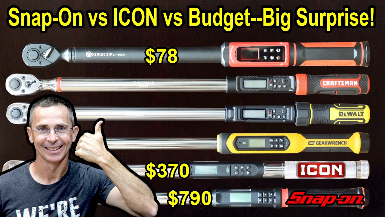 $78 Torque Wrench vs $790 Snap On & ICON—I Didn’t See This Coming!