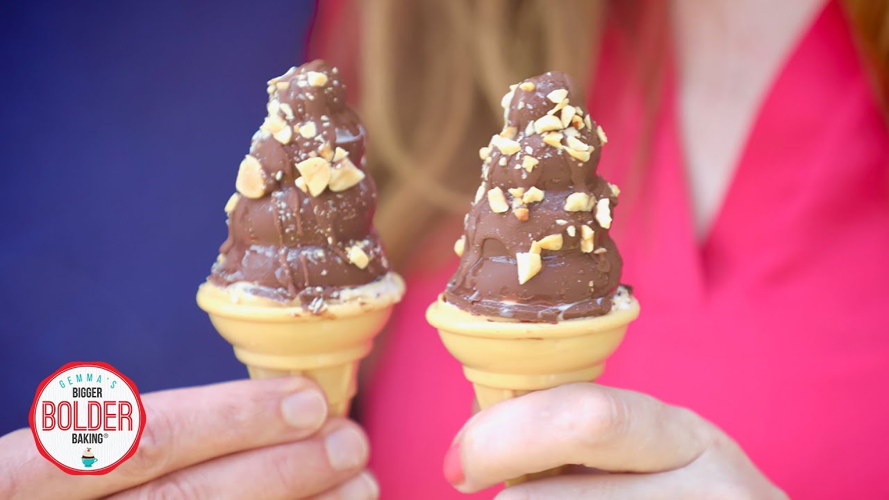 How to Make Drumstick Ice Cream Cones | Bigger Bolder Baking