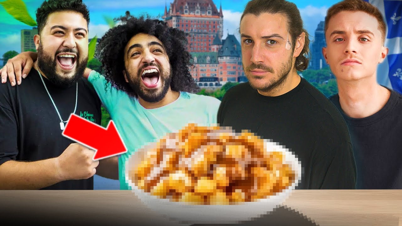 4 GARS COMIQUES vs 1 POUTINE GÉANTE