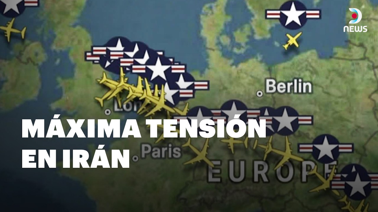 🚨 Estados Unidos despliega aviones de combate en la región cercana a Irán | DNews