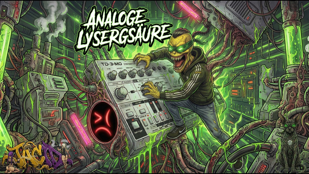JäCiD 🧪 ANALOGE LYSERGSÄURE 🎹   / Hybrid Mutated Psytrance / Tekno Hybrid /  ☣️ TD-3-MO Meltdown ☣️
