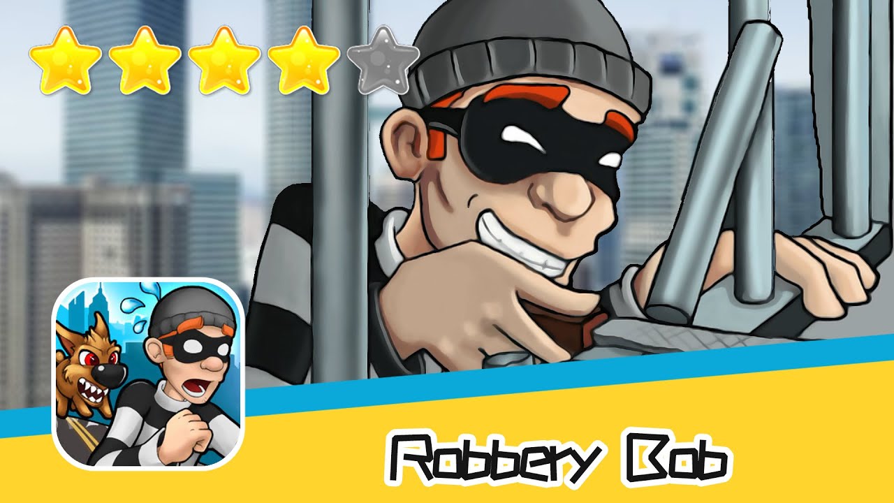 Robbery Bob HIGH RISE Level 3 Walkthrough Prison Bob Recommend index four stars