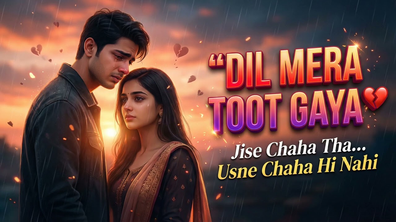 Dil Mera Toot Gaya 💔 | Heart Broken Love Story Song 2026 | Very Sad Hindi Song | Bewafa Pyar