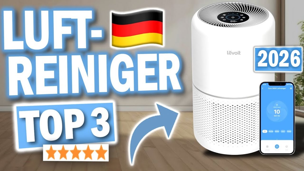 LUFTREINIGER kaufen: Top 3 Luftreiniger 2026 im Vergleich!