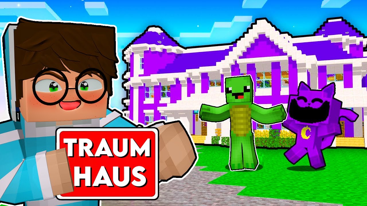 DENDY & BUFLO BAUEN EIN TRAUMHAUS FÜR CATNAP von SMILING CRITTERS in MINECRAFT!