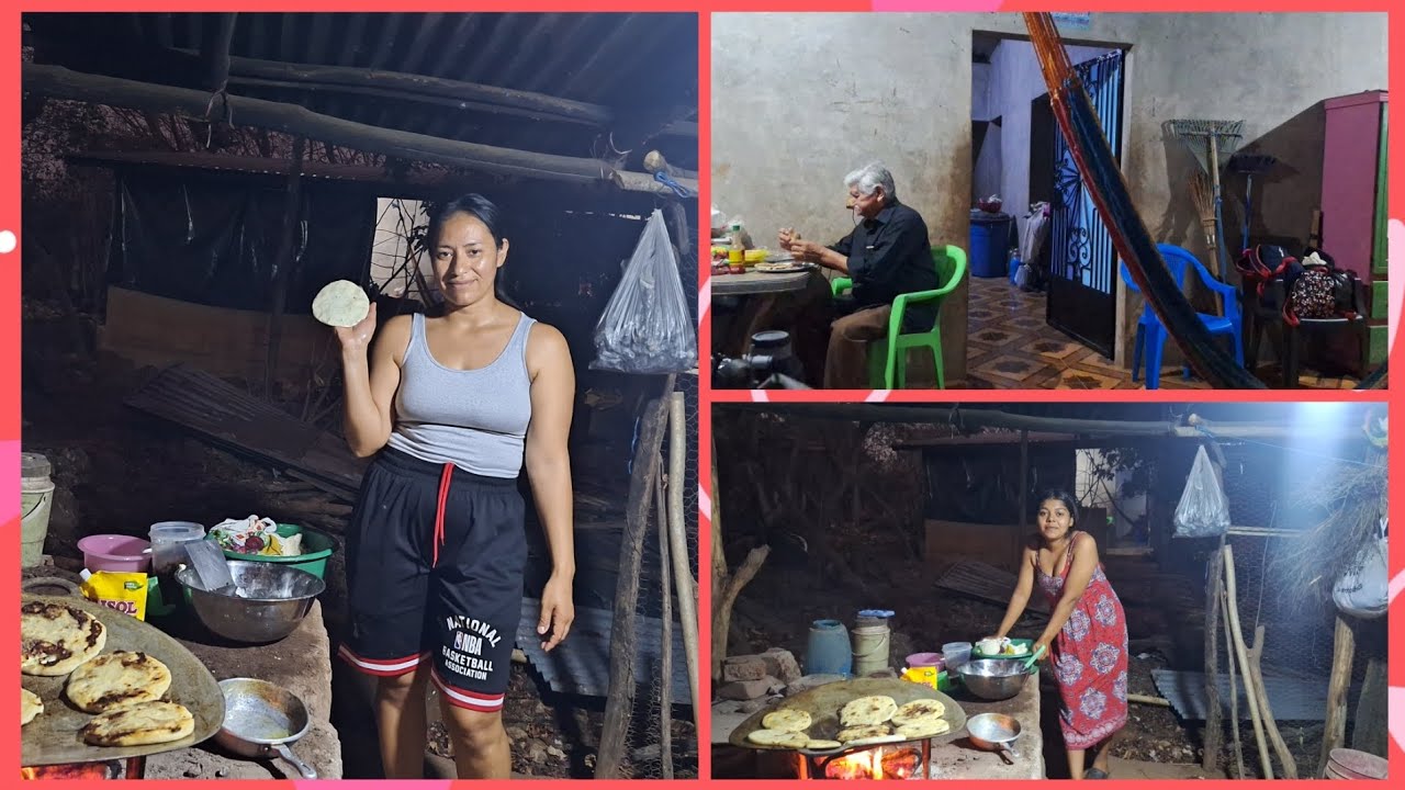 ASI DISFRUTAMOS DE LAS RICAS PUPUSAS JUNTO AMI PAPITA🤗🤗🙏🙏